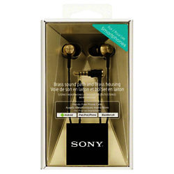 Sony MDR-EX650 In-Ear Headphones with Mic/Remote, Brass